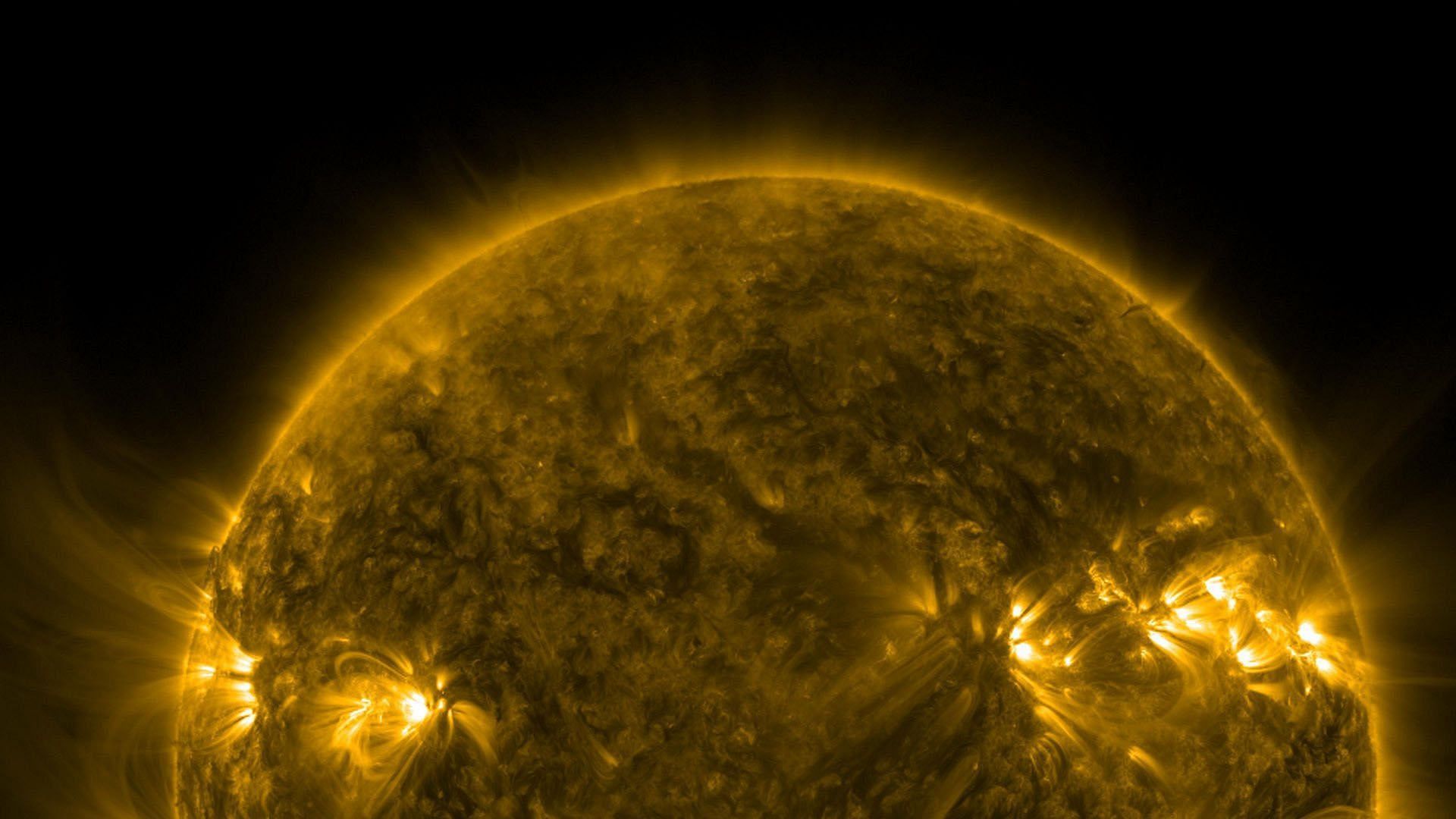 Solar activity observed on the corona (Image via Getty Images)